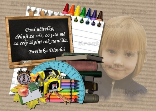 Poděkování paní učitelce - No.1