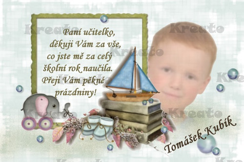 Poděkování paní učitelce - No.5