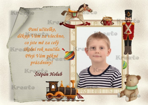 Poděkování paní učitelce - No.7