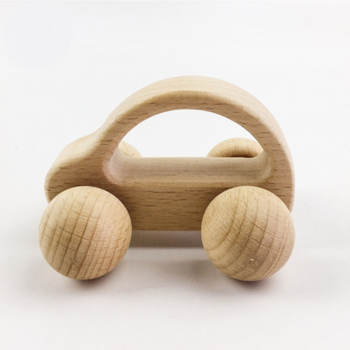 Dřevěné kousátko - autíčko 8cm (1ks) — foto 1