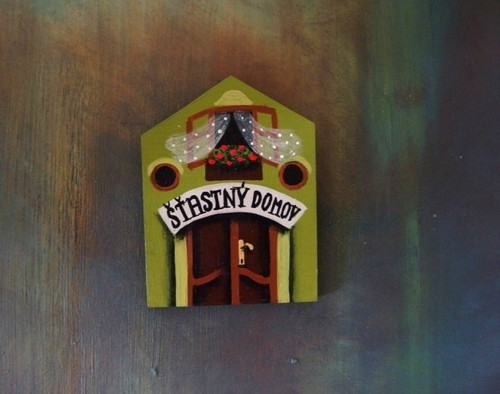 Magnetka "šťastný domov" — foto 1