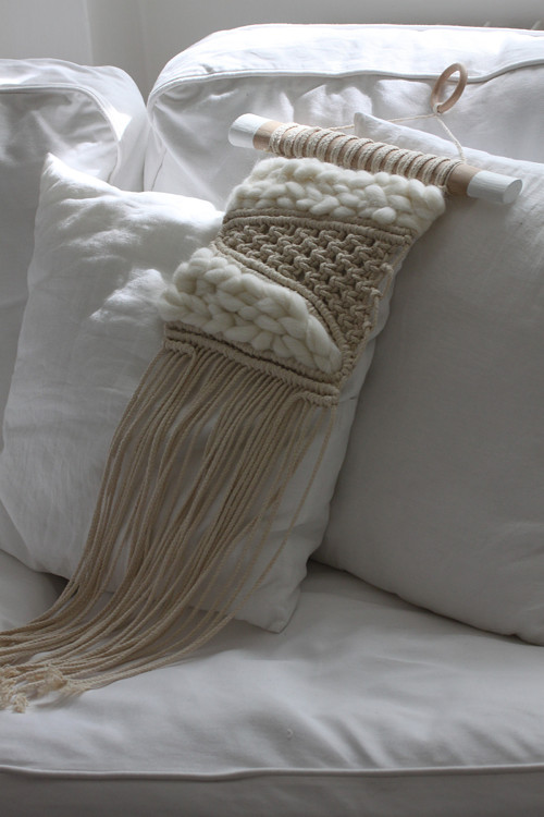 Boho-Macramé závěsná dekorace — foto 1