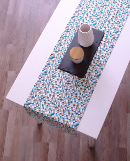 Běhoun Mosaic Beige-Blue — foto 1