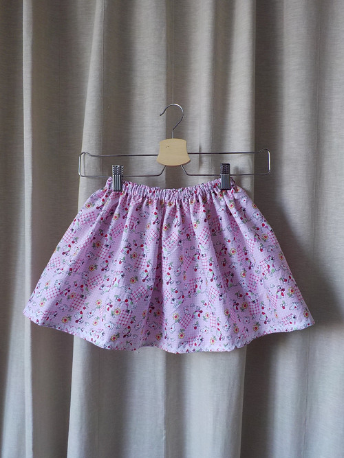 Sukně simple - baby rose