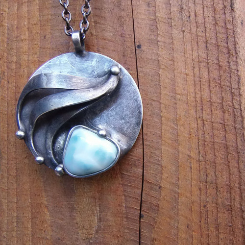 Spojení s andělem (larimar) — foto 1