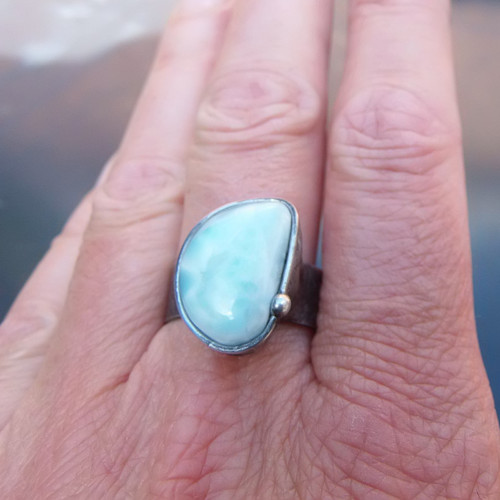 Mořská pěna (larimar) — foto 1