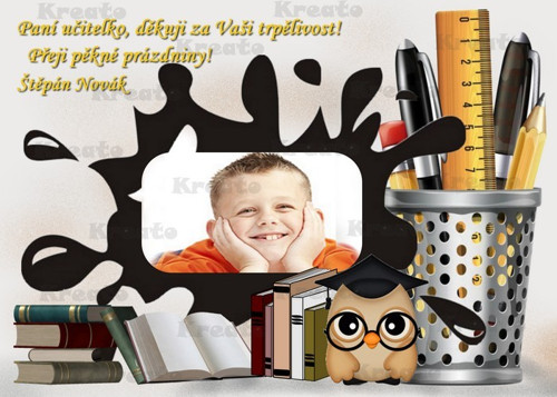 Poděkování paní učitelce - No.16