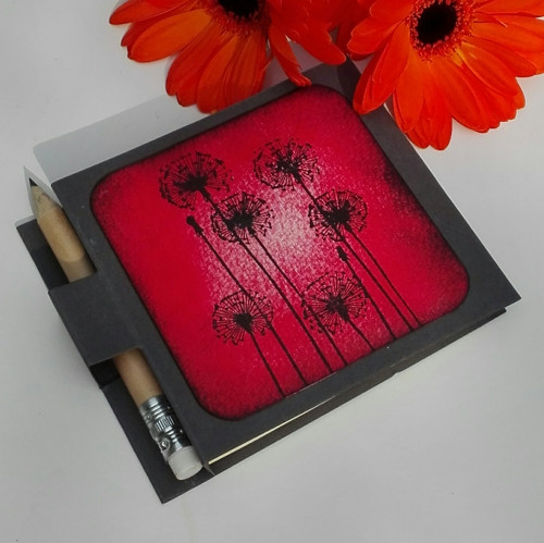 Notýsek s post-it bločkem a tužkou — foto 1