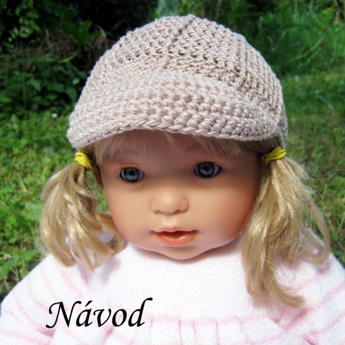 Letní kšiltovka - návod