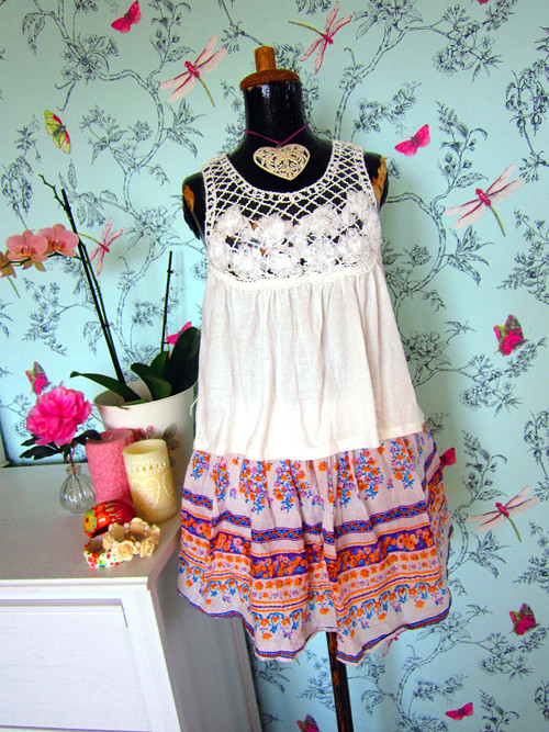 Boho top nádherně zdobený — foto 1