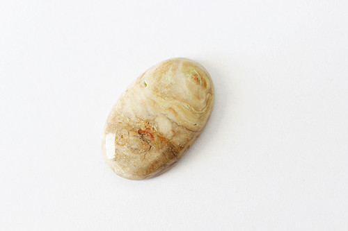 Jaspis - kabošon - 20x31 mm — foto 1