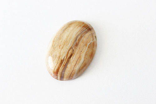 Jaspis - kabošon - 23x32 mm — foto 1