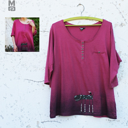 TRIKO,malované originál XL -XXL — foto 1