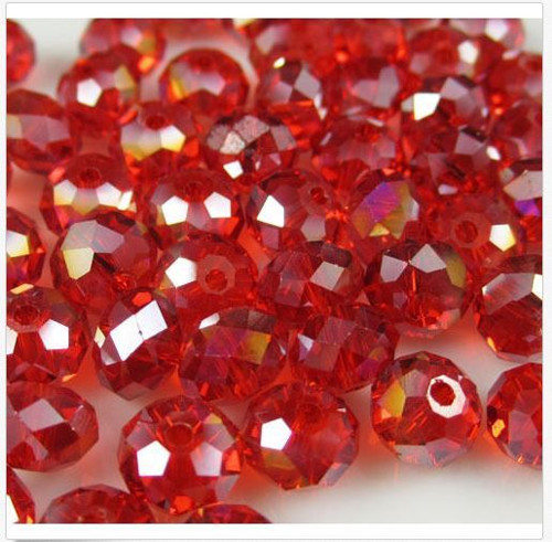 Swarovski_components rondelky 8x6 mm - 10 ks — foto 1