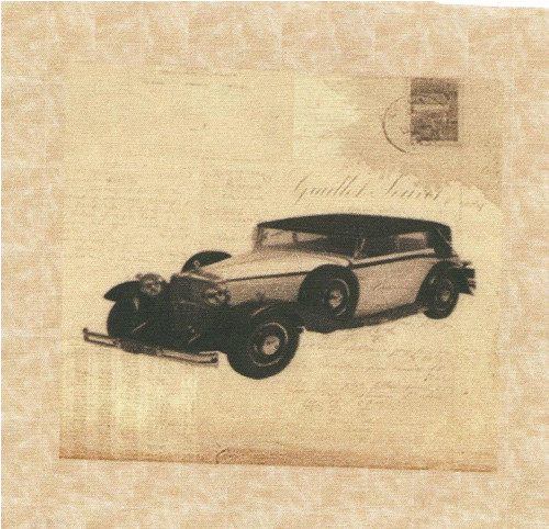 Bavlněná látka - panel 9,5 x 11 cm