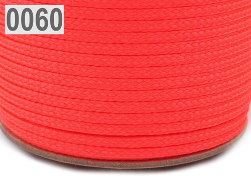 Šňůra PES Ø4 mm (10m) - Emberglow — foto 1