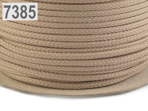 Šňůra PES Ø4 mm (10m) - Croissant