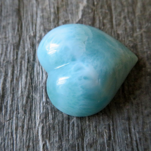 Larimar, kabošonek srdíčko č.1 — foto 1