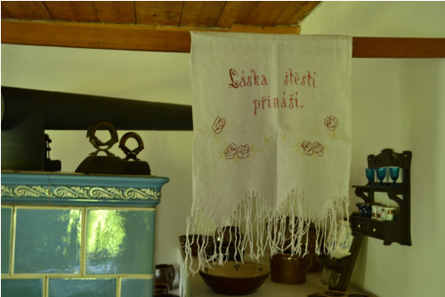 Vyšívaný ručník/dečka do chaloupky — foto 1