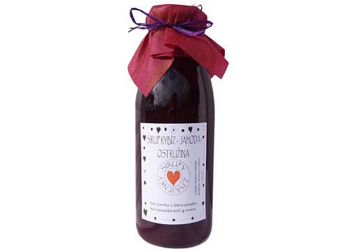 Sirup rybíz - jahoda - ostružina 1l