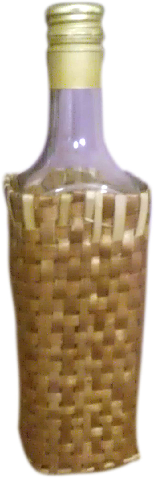 Opletená hranatá láhev 0,5l