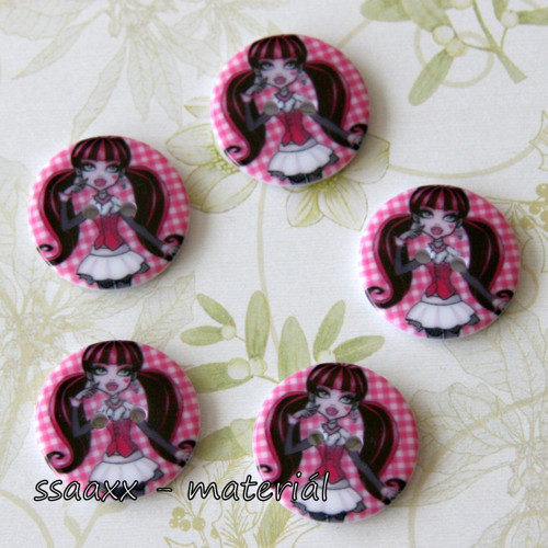 Plastový knoflík ~ 23 mm ~ 2 ks