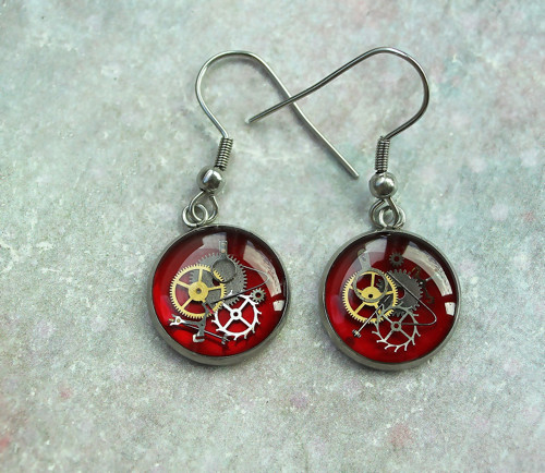 Earings /red/ — foto 1