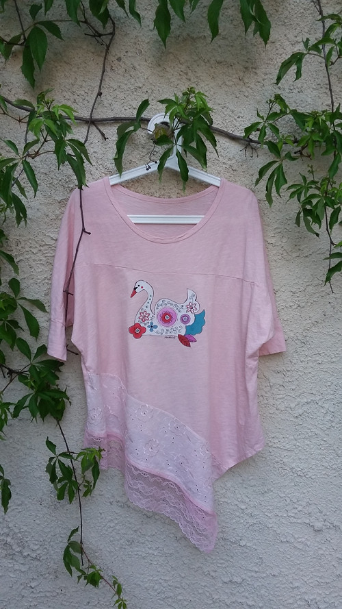 Labutí oversized triko-sleva z 299,- — foto 1