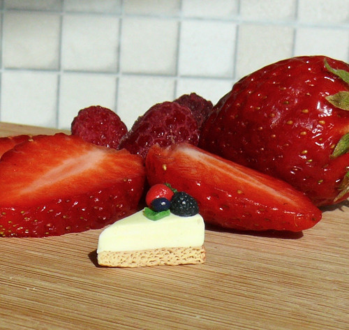 Cheesecake s lesním ovocem — foto 1