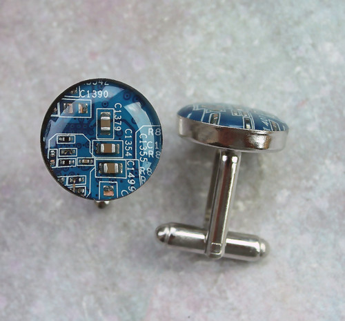 IT manžetové knoflíčky /blue/ — foto 1