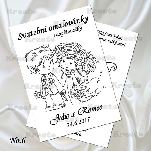 Svatební omalovánky No.6 — foto 1