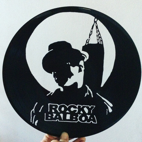 Gramodeska portrét Rocky Sylvester Stallone — foto 1