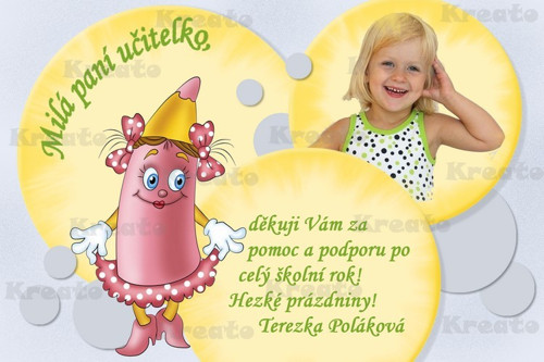 Poděkování paní učitelce - No.31