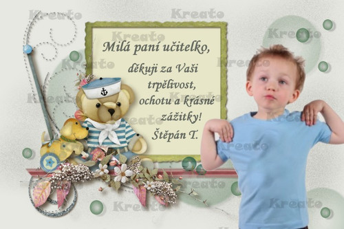 Poděkování paní učitelce - No.35