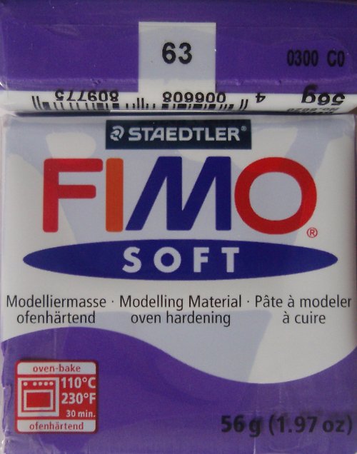 FIMO SOFT 56g -63 fialová — foto 1