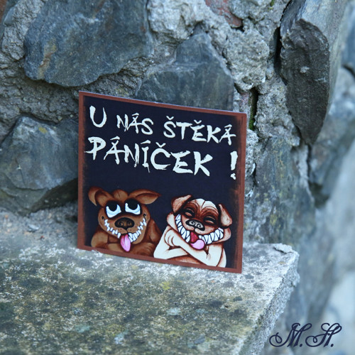 U nás štěká páníček - magnetka
