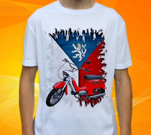 Dětské tričko s motivem MOTORKA 20 pionýr