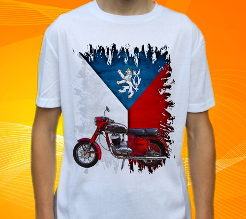 Dětské tričko s motivem MOTORKA 250 353