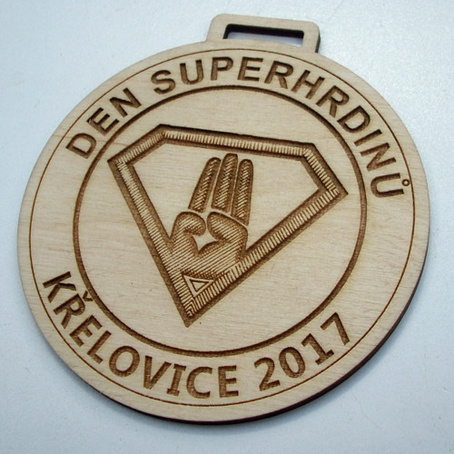 DŘEVĚNÁ MEDAILE "KŘELOVICE 2017" — foto 1