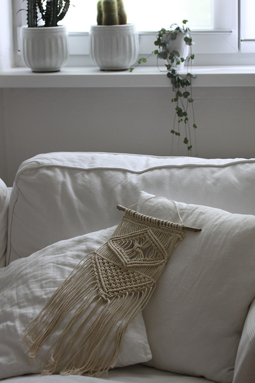 Závěsná macramé dekorace-objednávka — foto 1