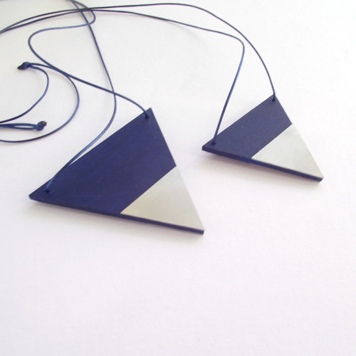 A/symmetric // triangle // indigo větší — foto 1