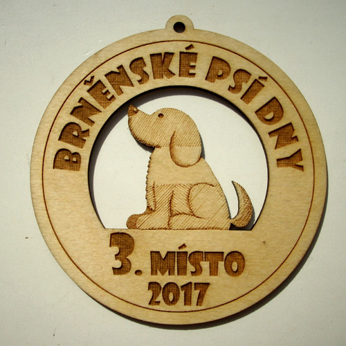 MEDAILE "PSÍ ZÁVODY" na přání...