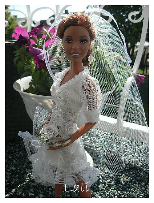 Svatební šaty pro Barbie 1. — foto 1