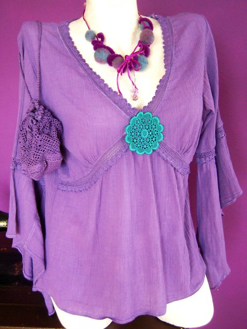Halenečka violet s pytlíčkem — foto 1