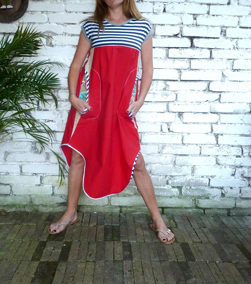 Lapeps - oversize šaty — foto 1