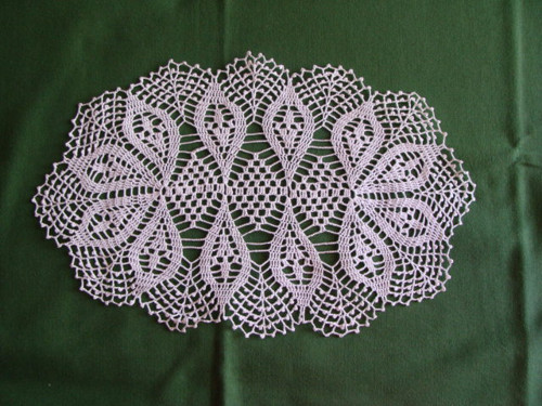 Háčkovaná dečka 40x25 cm — foto 1