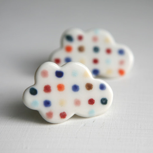 Barevné léto (porcelánová brož) — foto 1