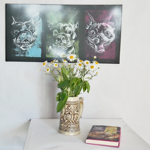 Frenchie 3x jinak....obraz — foto 1