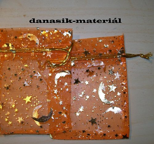 DÁRKOVÉ SÁČKY ORANŽOVÉ - 2 ks