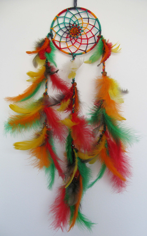 Lapač snů - "Barva kouzel" 12 cm — foto 1
